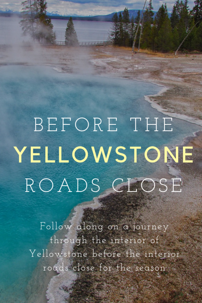 Follow along on a drive through Yellowstone before the park roads close for the season