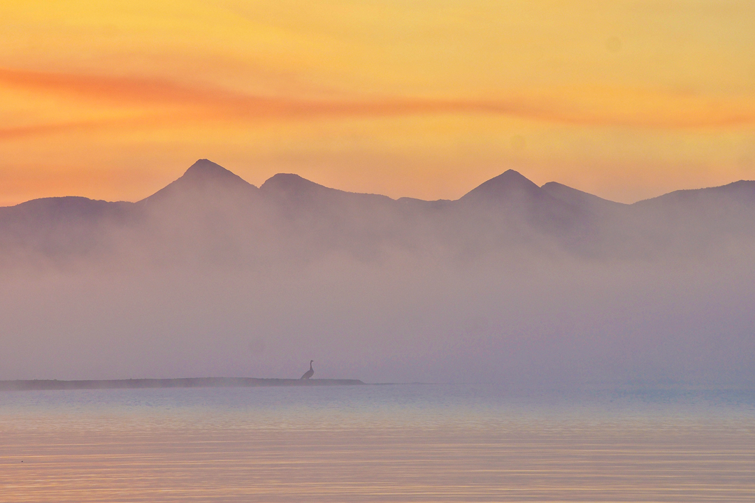 Paddling Yellowstone Lake Sunrise