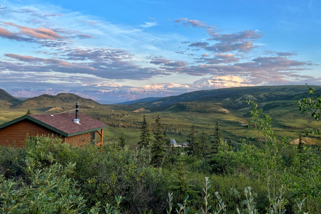 a cabin at Camp Denali