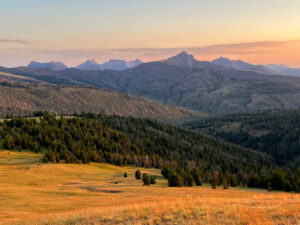 Hoodoo Basin and Absaroka Mountains Yellowstone National Park
